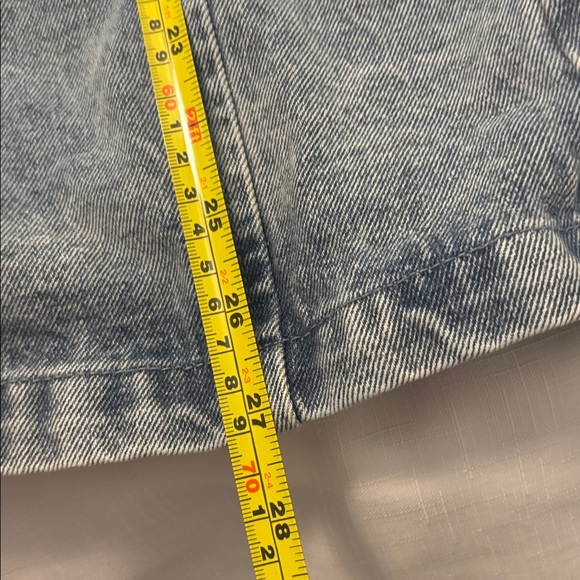 VTG Levi's Denim Blazer SZ L tailored denim jacket structured light wash casual - Picture 7 of 11